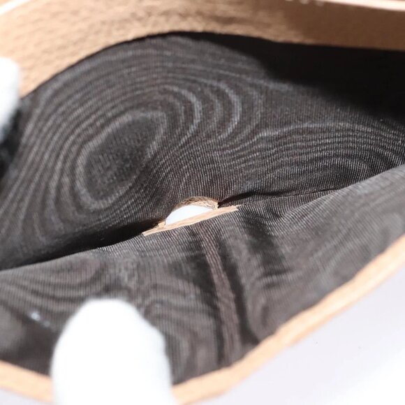 GUCCI Wallet Leather Outlet Beige Gold 615525 Auth MY069V - Picture 10 of 15